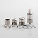 Produktbild ShuiKBest momovaping Dvarw MTL v2 Style RTA 510 thread Stainless steel 22mm diameter Fit 5ml Capacity (Silver)
