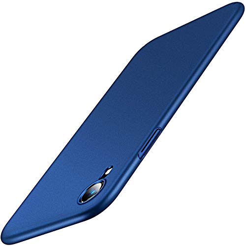 TORRAS Slim Fit Compatible for iPhone XR Case Ultra-Thin Lightweight Full Protection Hard PC Cover with Comfortable Grip Cases for iPhone XR 6.1", Navy Blue