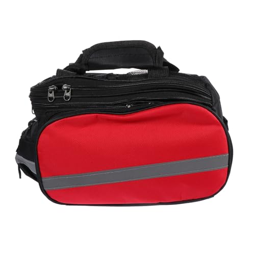 Sacoche pour porte-bagages de vélo rouge pour ne plus manquer de place et rouler en sécurité
