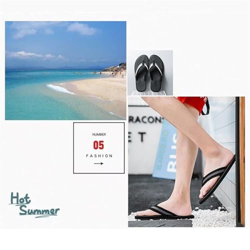 Herringbone slippers for men's summer, soft sole wear resistant, beach men's sandals4