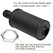 FVRITO Exhaust Muffler Silencer for Predator 196cc 212cc 301cc 420cc Coleman CT200u Trail 200 BT200x CT100u CC100x Go Kart Mini Bike Massimo Baja MB200 KT196 GX160 GX200 Clone 6.5hp Engine Parts Black