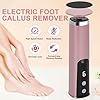2 in 1 Pedicure Elettrico Professionale Piedi,Calli Piedi Rimozione,Rimuovi Calli Piedi Elettrico Velocità Regolabile,Kit Pedicure per Calli e Duroni e Talloni Screpolati,Cura dei Piedi e Manicure