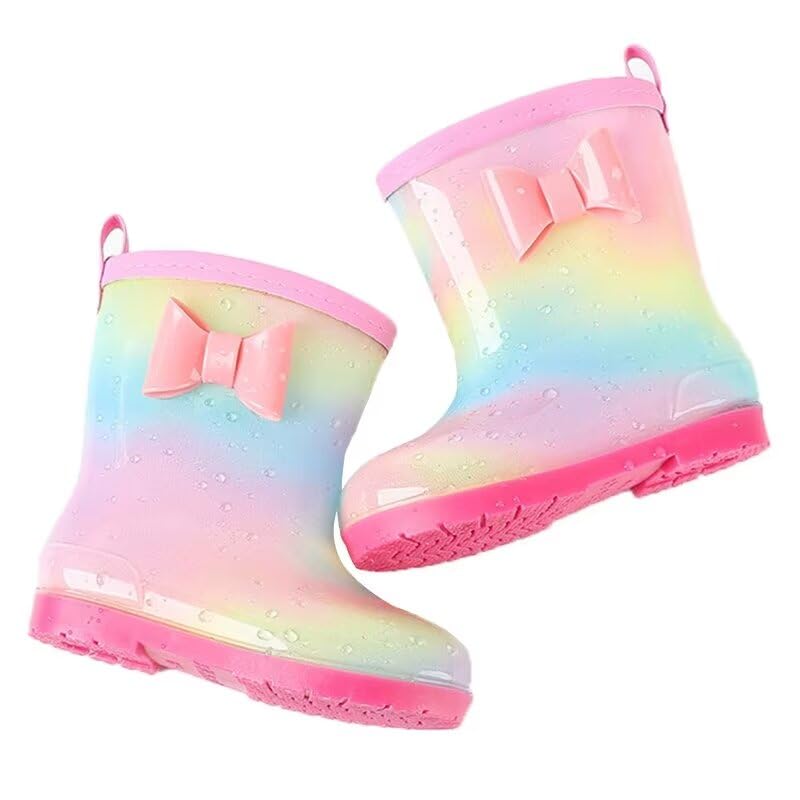 Kids Boy Girl Soft Fashion Rain Boots for Walking Water Sport School