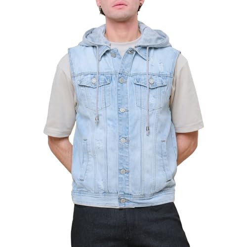 Image of VICTORIOUS Rocker Denim Jean Vest Jacket