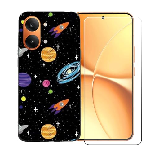 BMPNLSZ �K�p Poco X8 Pro Max+HD�����K���X�ɓK�����ėpTPU�ی�J�o�[�A�V���J�Q���V�F���o���p�[�ی�o�b�N�V�F��-�K�p Poco X8 Pro Max�ɓK����9�d�x�X�N���b�`�h�~�X�N���[���ی�J�o�[ BST1