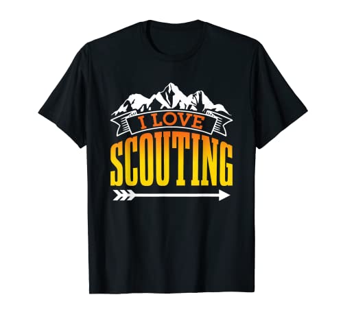 J'adore Le Scoutisme Extérieur Scout Scouts Scouting T-Shirt