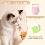 WRW 3 Pcs Cat Treat Spoon, Lickable Cat Treat Spoon Squeeze for Small Pets, Multi-Function Cats Treat Feeder for Licky Treats & Wet Food - Image 5