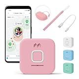 【公式】 ボイスメッセージ機能付き！MIXI「みてねみまもりGPSトーク」安心の業界最大級バッテリー2000ｍAh 防塵 防水 子供向けGPS 日本PTA推薦商品 迷子防止の小型GPS ストラップ・充電ケーブル付き (ピンク（MT05）)