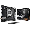 ASRock A620AI WiFi AMD AM5 Mini-ITX Motherboard, Supports AMD Ryzen 9000/8000/7000 Series Processors, DDR5 8200+ (OC), PCIe 4.0, Dual LAN, WiFi 6E, 8+2+1 Power Phase