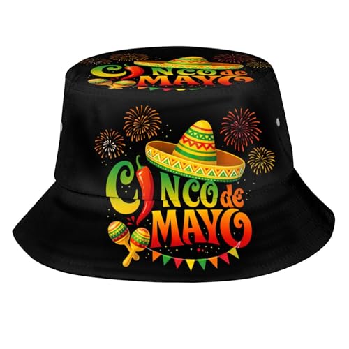 Image of Bucket Hat for Women Men, Fashion Print Outdoor Beach Hat Packable Sun Cap for Travel Hiking