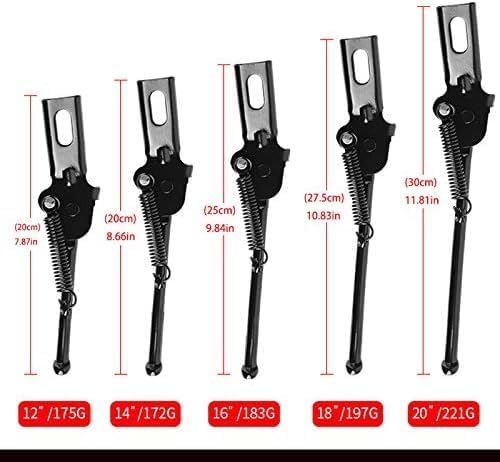 Bike Kickstand Bicycle Side Support Stand for 12 14 16 18 Kids Bike (for 18" bike)