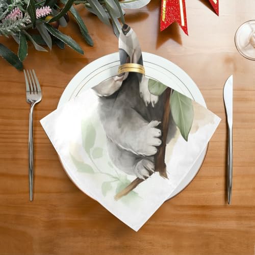 Servilletas de Tela Koala Cute 6pcs 20x20 pulgadas miniatura 4