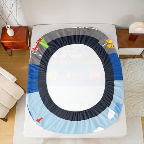 Parure de lit 4 pièces véhicules de sauvetage pour chambre enfant