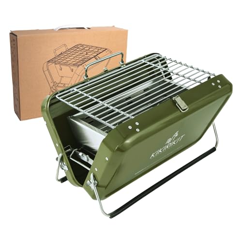 Barbacoa portátil plegable KIKIRIKIT para cocinar sin ocupar espacio 2