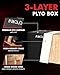 Mikolo 3-in-1 Foam Plyo Box–Soft Plyometric Jump Box with Solid Wood Core,High-Density Foam and Non-Slip Cover–No Assembly Required,Ideal for Home Gym Workout(30
