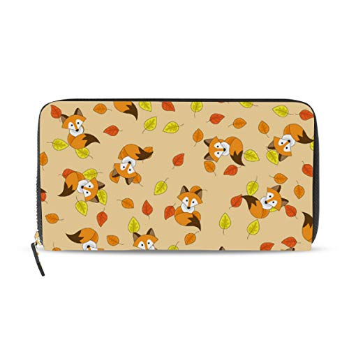 Portefeuille long en cuir fermeture éclair grand rangement chéquier femme