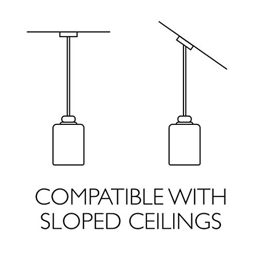 Design House 511634 Millbridge Traditional 1-Light Indoor Dimmable Mini Pendant With Alabaster Glass Shade For Kitchen Island Bar thumb #17