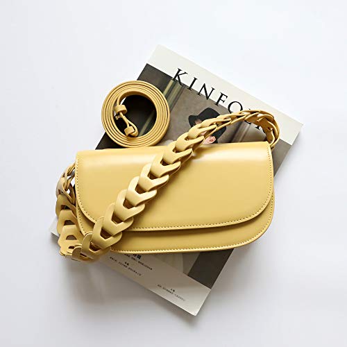 JIUFENG Women's Handbags Cowhide Leather Hollow Weave Shoulder Bag Trendy Underarm Bags3