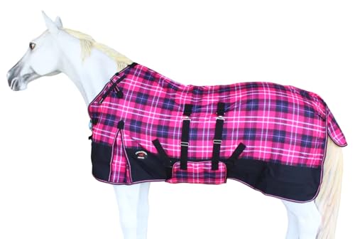 Image of Challenger Horse 1200D Turnout Waterproof Fleece Lined Medium Winter Blanket 3B112LG