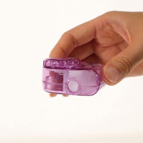 Miniatura 4 de KUTSUWA STAD T'GAAL Sacapuntas de ángulo ajustable, azul translúcido, 1 unidad (RS036BL)