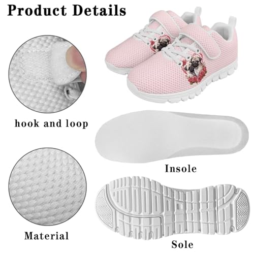 Kids' Dog Athletic Sneaker for Girls Boys Running Hiking Sneaker Tennis Fitness Training Shoes4