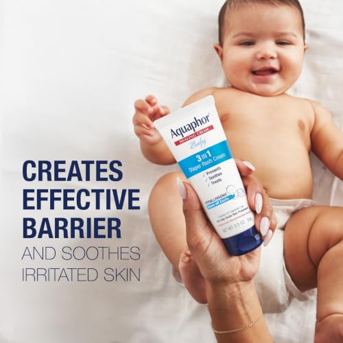 Image of Aquaphor Baby Diaper Rash Cream with Zinc Oxide, Multipack, 3.5 Ounce (Pack of 12)