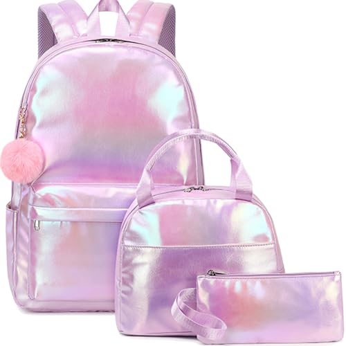 School Backpack for Teens Girls Backpack with Lunch Box Laptop Backpack for Girls Backpack for Middle School