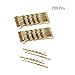 Produktbild Haarnadeln, 200 Stück Golden Metall Wellenform Haarklammern, Klassische Bobby Pins für Mädchen und Damen Haarzusätze6cm