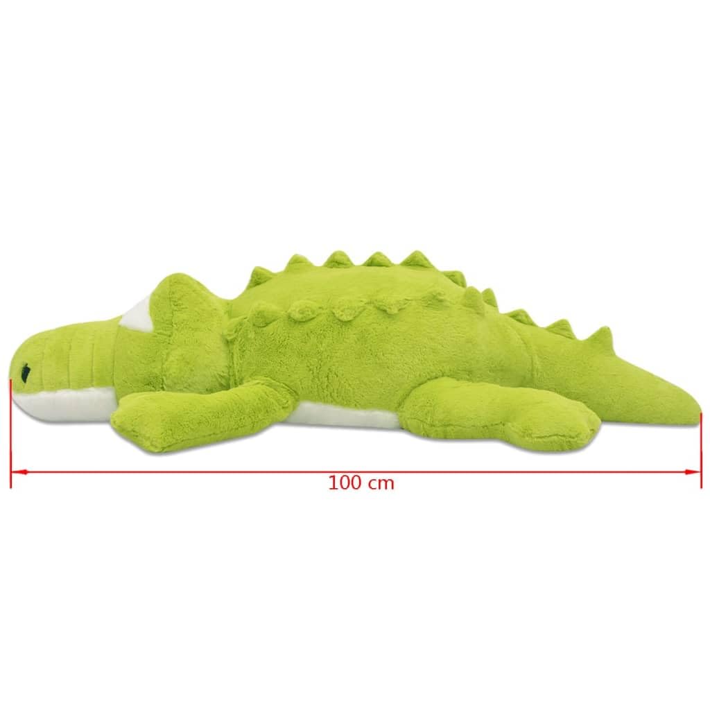 XXL Krokodil Kuscheltier Plüsch 100 cm Kinderzimmer Dekoration weiches Plüschtier Kuscheltier für Mädchen Jungen Geschenk Geburt Taufe