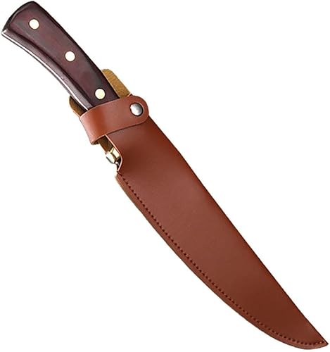 Miniatura 6 de Cuchillo de carnicero, cuchillo de carne, 3 piezas de cuchillos de cocina profesionales forjados a mano afilados de carnicero para deshuesar,