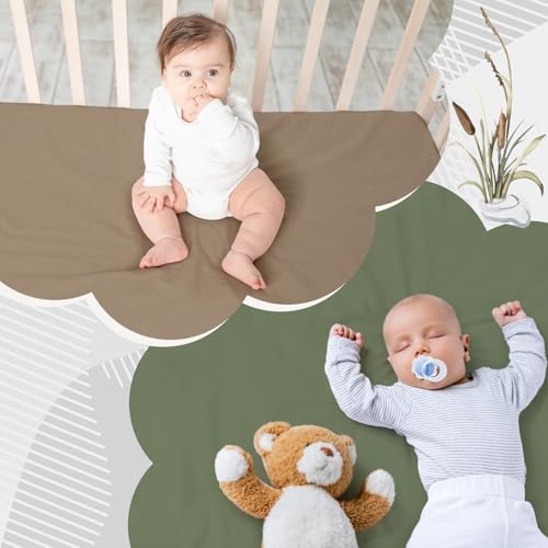 Image of CroBlissful 4 Pack Mallard Duck Bassinet Sheets 32 x 16 x 4 Inches Hunting Stretchy Neutral Fitted Sheets Mallard Duck Baby Stuff Bedding for Standard Bassinet Mattress Gift Set