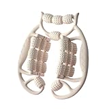 predolo Muscle Roller for Legs Leg Roller Cellulite Leg Roller 24 Wheeled Handheld Massage Tool Equipment for Arm Runner Fitness Yoga, White