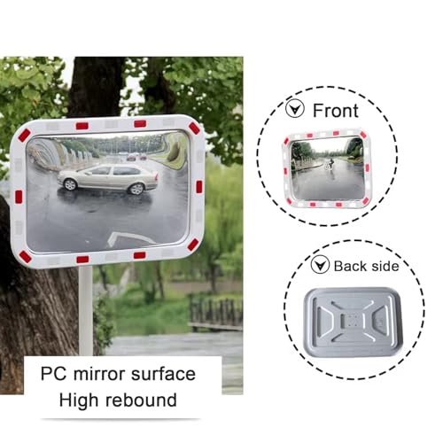 Espejo de tráfico rectangular RLKHXBS para eliminar puntos ciegos 3
