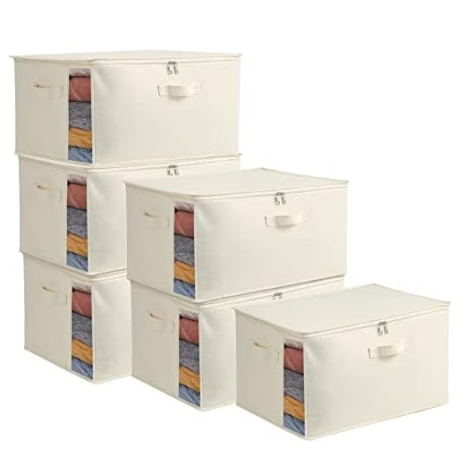 Large Canvas Comforter Storage Organizer