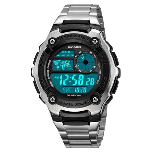 SKMEI Digital Men's Watches with Luminous Display Sports Military Womens Watches Fashion Unisex Wrist Watches