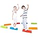 Special Supplies Balance Beams Stepping Stones for Kids, 8 Pc. Set, Non-Slip Textured Surface and Slip Resistant Floor Rubber Edges, Promote Agility, Strength, Active Play