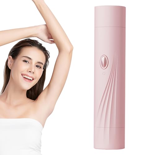 Afeitadora Eléctrica Para Mujer | Doble Cabezal Sin Cable Impermeable Para Zona Íntima,Depiladora Para Rostro Piel Sensible Axilas Y Viaje