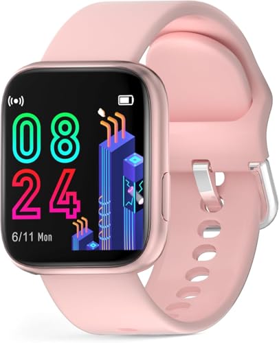 Reloj Inteligente Mujer, 1.4” HD Smartwatch con Oxímetro/Pulsómetro/Monitor Sueño/Podómetro, Seguimiento de la salud femenina, 7 Modos Deporte, Impermeable IP67 Pulsera Actividad para Android iOS