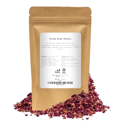 Ramo de Flores Comestibles Secas y Pétalos de Rosa, 45g miniatura 4