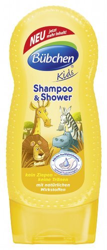 Bubchen Bübchen Kids Shampoo & Shower Safari with Aloe Vera 7.78 fl. oz. (230ml)