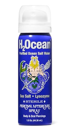 H2Ocean Piercing Aftercare Spray and Keloid Bump...
