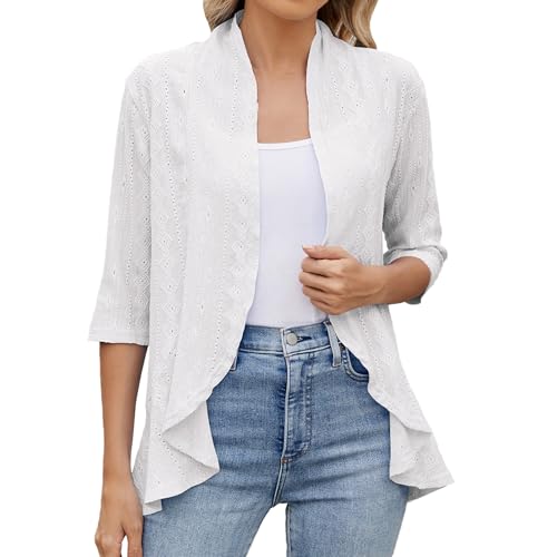 Chaqueta de verano ligera chaleco de manga corta fluido contra el aire acondicionado