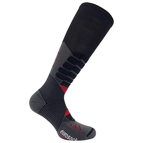Eurosock Ski Compression Socks - Black-red - Small