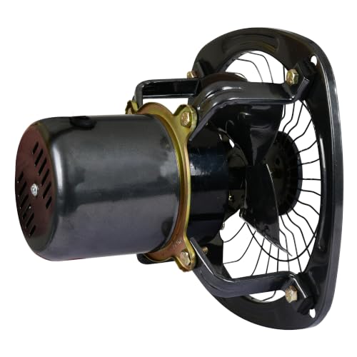 Image of HEWA 9 inch (225mm) Reversible (Dual Side Air Flow) Fresh Air Metal Exhaust fan for Kitchen, Bathroom, Office