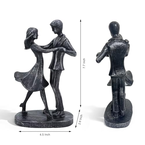 Figura decorativa pareja amor 7.7 in x 2.6 in x 4.5 in miniatura 3