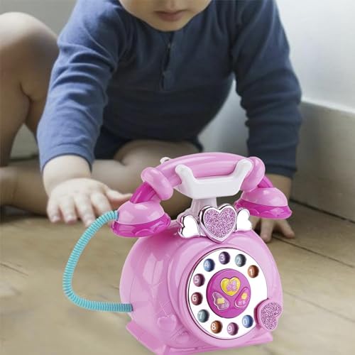 Image of Zest 4 Toyz Musical Toys for Kids | Telephone for Kids | Telephone Toy | Pretend Play Toys | Light & Sound Toys | Birthday Gift for Boys and Girls - Pink