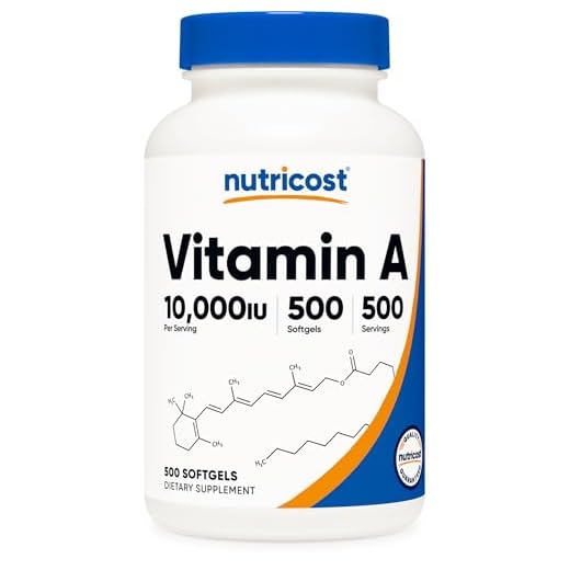 Nutricost Vitamin A Softgels 10,000 IU
