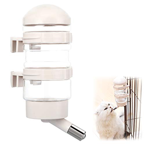 Dog Kennel Water Dispenser, No Drip Water Bottle Container ABS Material BPA Free