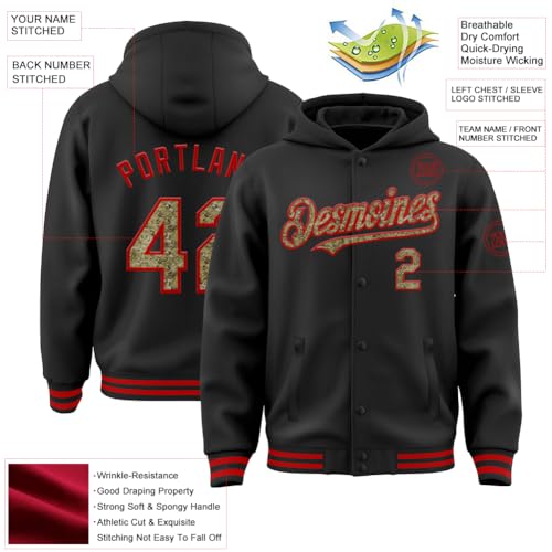 Custom Hoodie Baseball Jackets Personalized Varsity Letterman Jackets Stitched Name Number Logo for Men Women Youth2