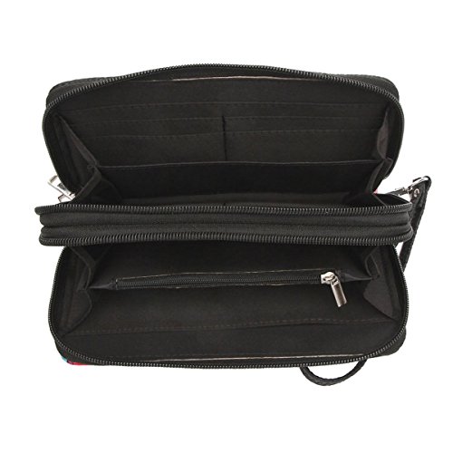 Colorful Owl Rhinestone Studded Spring Western Style Studs Fashion Clutch Purse Women Country Wrist Strap Wristlets Wallet4